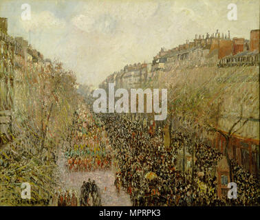 Boulevard Montmartre : Mardi Gras, 1897. Banque D'Images