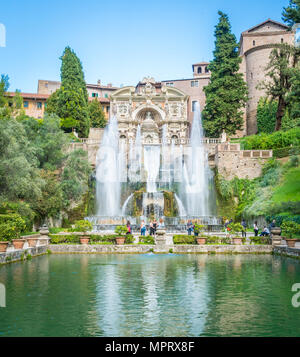 Villa d'Este, Tivoli, lazio, Italie centrale. Banque D'Images