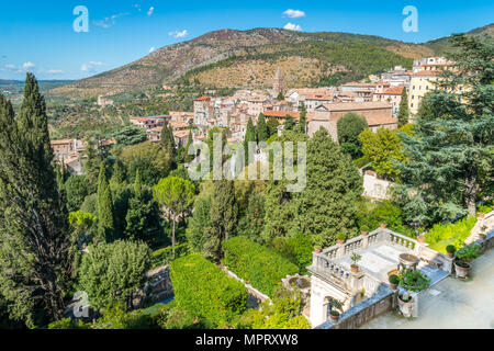 Villa d'Este, Tivoli, lazio, Italie centrale. Banque D'Images