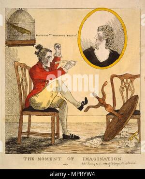 Le moment de l'Imagination, 1785. Banque D'Images