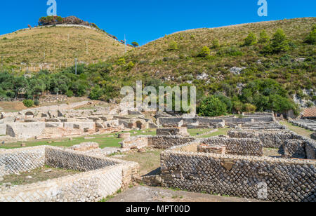 La villa de Tibère, ruines romaines près de Sperlonga, province de Latina, Latium, Italie centrale. Banque D'Images