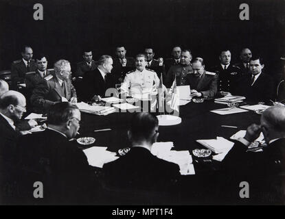 Staline à la Conférence de Potsdam, en juillet 1945, 1945. Banque D'Images