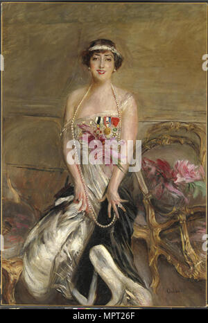 Portrait de Lady Michelham, ch. 1917. Banque D'Images