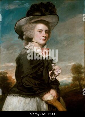 Miss Elizabeth Keppel, plus tard, Mme Thomas, 1782. Artiste : Sir Joshua Reynolds. Banque D'Images