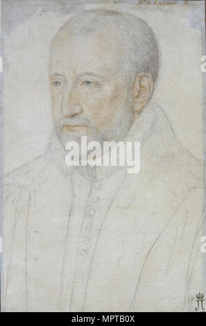 Portrait de Pierre de Ronsard (1524-1585). Banque D'Images