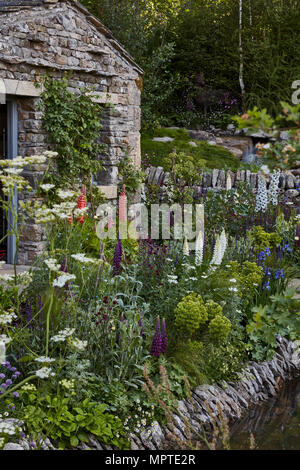 Bienvenue à Yorkshire Chelsea Garden 2018 Banque D'Images