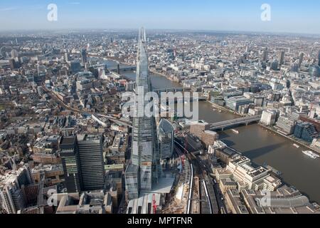 Le Shard London Bridge, 32 Street, Southwark, 2015. Artiste : Damian Grady. Banque D'Images