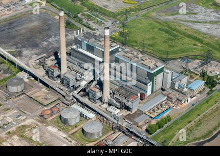 Tilbury B Power Station, Essex, 2015. Artiste : Damian Grady. Banque D'Images