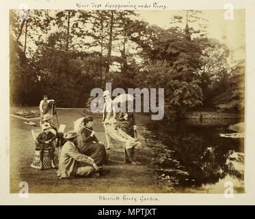 Le Prieuré, Wherwell, Hampshire, c1880. Artiste : Inconnu. Banque D'Images