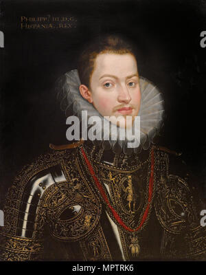 Portrait de Philippe III d'Espagne (1578-1621), roi d'Espagne et du Portugal. Banque D'Images