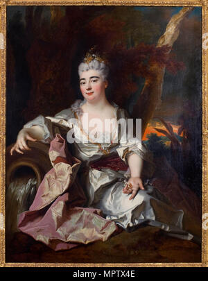 Marie Louise Élisabeth de Bourbon-Orléans (1695-1719), duchesse de Berry. Banque D'Images