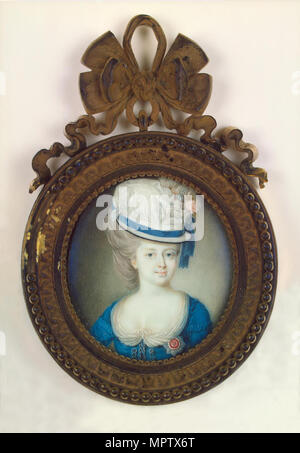 Portrait de la Duchesse Maria Feodorovna (Sophie Dorothée de Wurtemberg) (1759-1828). Banque D'Images