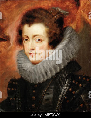 Portrait d'Elisabeth de France (1602-1644), Reine consort d'Espagne. Banque D'Images