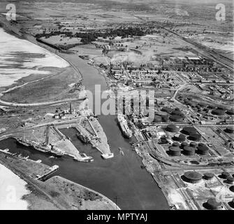 Ellesmere Port (Cheshire), 1946. Artiste : Aerofilms. Banque D'Images