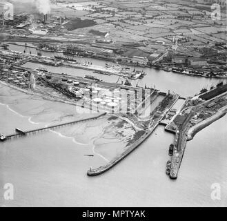 Edward Royal, Dock, Avonmouth Bristol, 1946. Artiste : Aerofilms. Banque D'Images