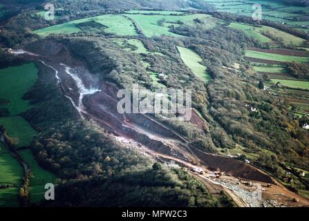 Court Hill, Tickenham, Somerset, 1970. Artiste : Jim Hancock. Banque D'Images