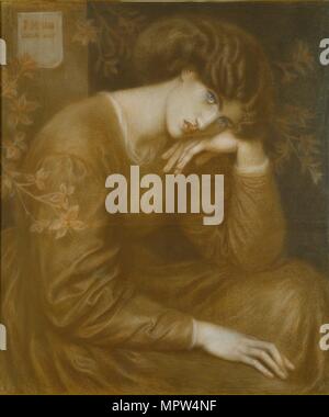 Reverie, 1868. Artiste : Dante Gabriel Rossetti. Banque D'Images