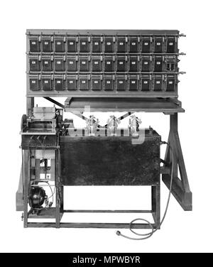 Machine à calculer, 1911. Artiste : Bedford Lemere et compagnie. Banque D'Images