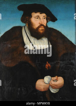 Portrait du roi Christian II de Danemark (1481-1559), ca 1523-1530. Banque D'Images