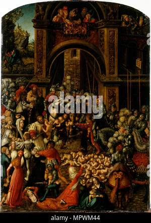 Le Massacre des Innocents, ca 1515. Banque D'Images