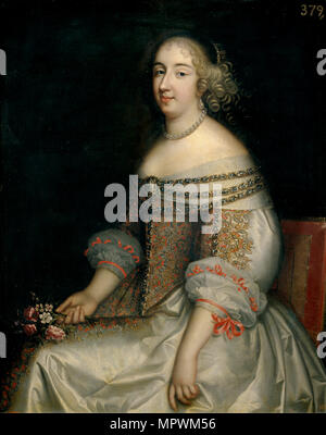 Portrait de Anne Marie Louise d'Orléans (1627-1693), duchesse de Montpensier, 1655. Banque D'Images