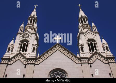 Sts. Peter & Paul Church à San Francisco Banque D'Images