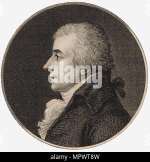 Portrait de Jacques-Pierre Brissot de Warville (1754-1793), 1791. Banque D'Images