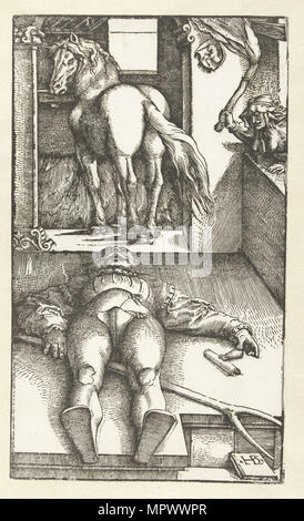 L'écurie a ensorcelé, 1544. Banque D'Images