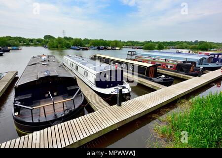 Mercie Marina Willington, Derbyshire, Angleterre, Royaume-Uni Banque D'Images