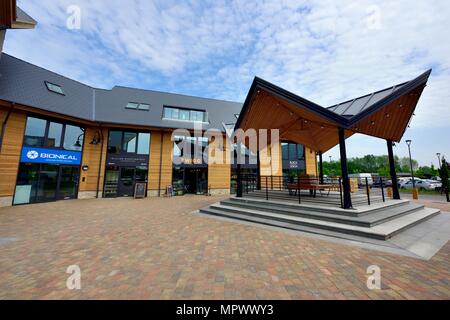 Mercie Marina Willington, Derbyshire, Angleterre, Royaume-Uni Banque D'Images