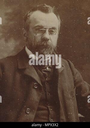 Portrait du compositeur Alfred Bruneau (1857-1934), ch. 1890. Banque D'Images