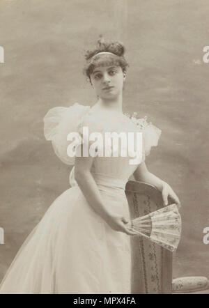 Portrait de Anna-Elisabeth, Comtesse Mathieu de Noailles (1876-1933), 1910. Banque D'Images