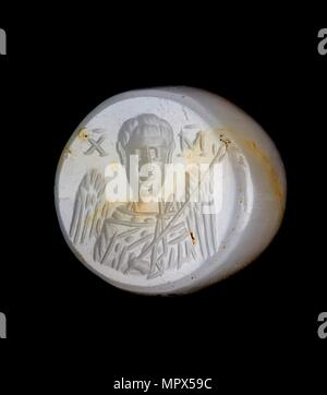 Gem, Byzantine. Artiste : Inconnu. Banque D'Images