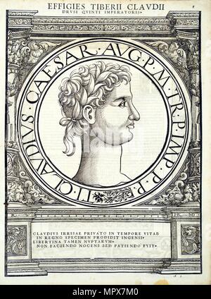 Claudius César (10 BC - AD 54), 1559. Banque D'Images