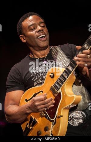 Norman Brown, 2010. Artiste : Alan John Ainsworth. Banque D'Images