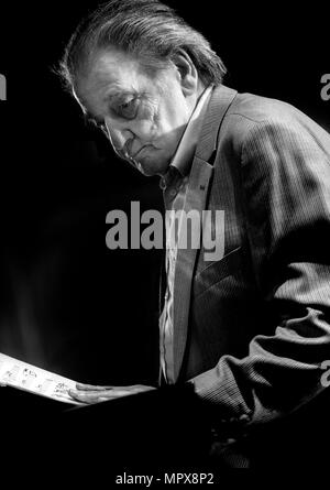 Stan Tracey, 2011. Artiste : Alan John Ainsworth. Banque D'Images