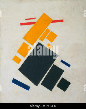 Composition suprématiste, 1915 : Vol d'un avion. Banque D'Images