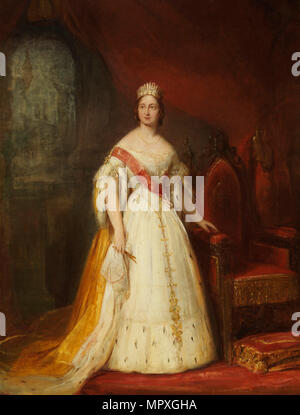 La grande-duchesse Anna Pavlovna de Russie (1795-1865), Reine des Pays-Bas, ch. 1840. Banque D'Images