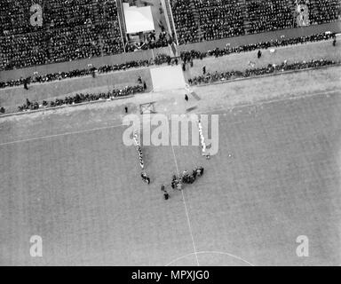 Finale de la FA Cup, au stade de Wembley, Londres, 1928. Artiste : Aerofilms. Banque D'Images