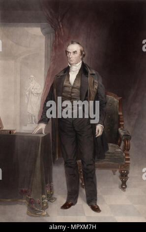 Portrait de Daniel Webster (1782-1852). Banque D'Images