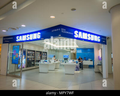 Penang, Malaisie - Aug 19, 2017 : Samsung store dans le centre commercial. Samsung Electronics Co., Ltd. est une société d'électronique multinationale sud-coréen hea Banque D'Images