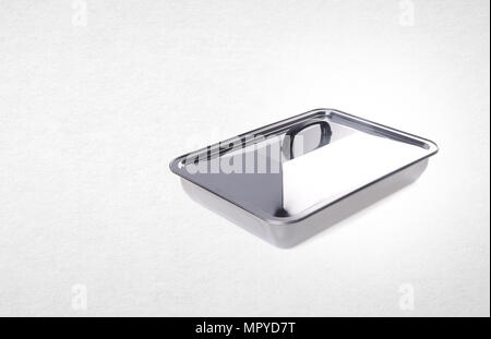 récipients alimentaires ou récipients alimentaires en acier inoxydable Banque D'Images