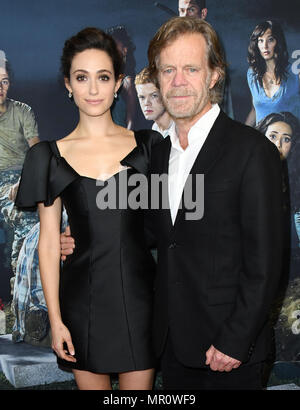 Los Angeles, Californie, USA. 24 mai, 2018. EMMY ROSSUM et William H. Macy assister à la 'Shameless' Showtime FYC dépistage de l'événement tenu à Lindwood Dunn Theater. Credit : Birdie Thompson/AdMedia/ZUMA/Alamy Fil Live News Banque D'Images