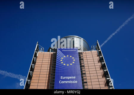 Bruxelles, Belgique. 25 mai, 2018 .siège de la Commission européenne.Alexandros Michailidis/Alamy Live News Banque D'Images