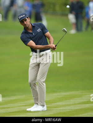 Wentworth Golf Club, Surrey, UK. 25 mai 2018. Rafa Cabrera Bello de l'Espagne au cours de la deuxième journée de la BMW PGA Championship à Wentworth Golf Club le 25 mai 2018 dans le Surrey, en Angleterre. Utilisez uniquement la rédaction Crédit : Paul Terry Photo/Alamy Live News Banque D'Images