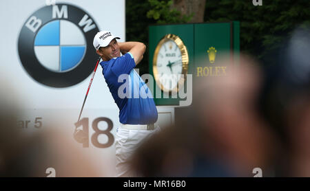 Wentworth Golf Club, Surrey, UK. 25 mai 2018. Padraig Harrington de l'Irlande au cours de la deuxième journée de la BMW PGA Championship à Wentworth Golf Club le 25 mai 2018 dans le Surrey, en Angleterre. Utilisez uniquement la rédaction Crédit : Paul Terry Photo/Alamy Live News Banque D'Images