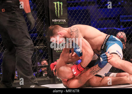 Mike Shipman bat Carl Midi Crédit : Dan Cooke Banque D'Images