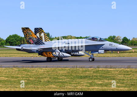 McDonnell Douglas F/A-18C Hornet de la Suisse - Air Force Banque D'Images