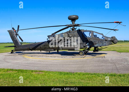 Boeing AH-64D Apache à partir de la United States Air Force Banque D'Images