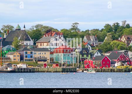 Lunenburg, Nouvelle-Écosse Waterfront Banque D'Images